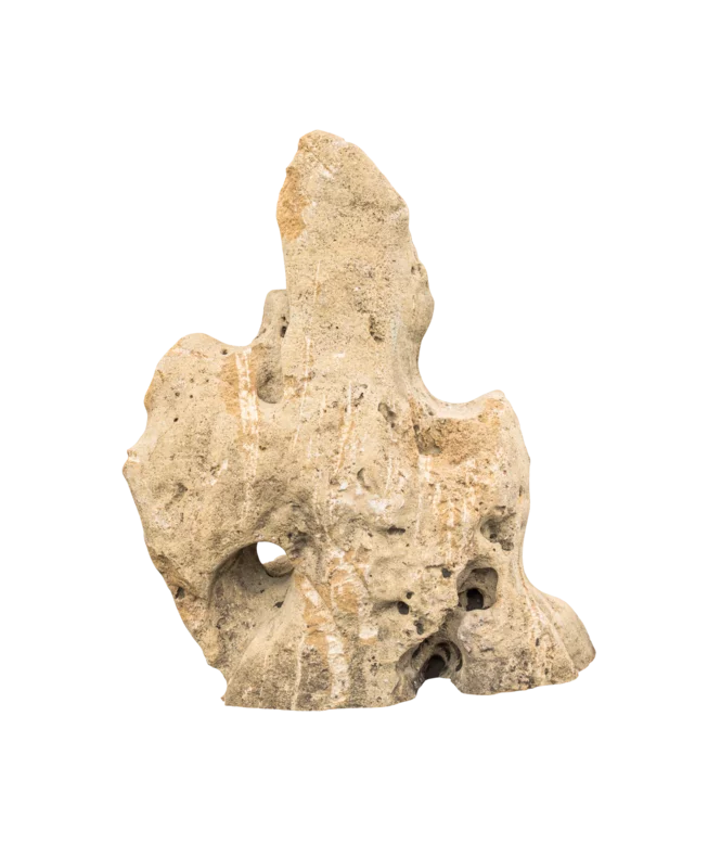 Travertin omílaný ATR22 podřezaný solitérní kámen