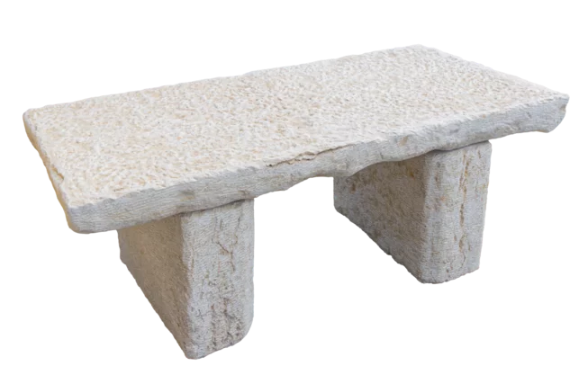 Travertin “Stůl obdélníkový“ TR51 solitérní kámen