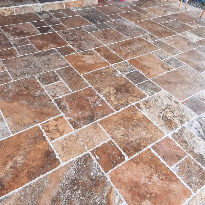 Travertin TR98 WAVE mozaika - obklad/dlažba