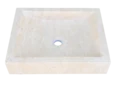Travertin umyvadlo hranaté TR22