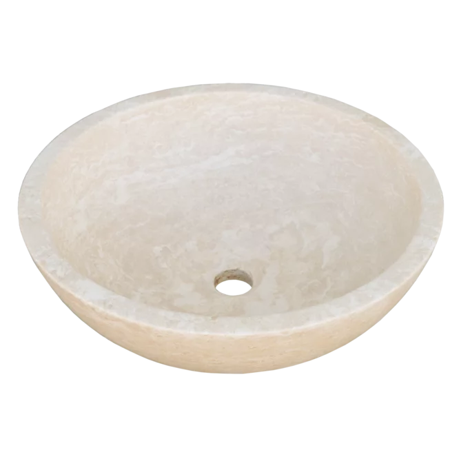 Travertin umyvadlo leštěné TR22