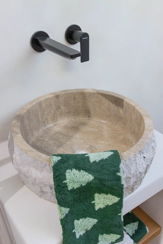 Travertin umyvadlo NATURA BLUE SKY TR73