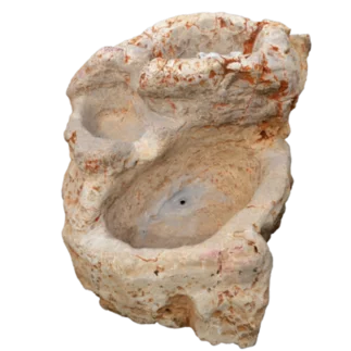 Travertin vodopád “M“ TR51 fontána z kamene/umyvadlo