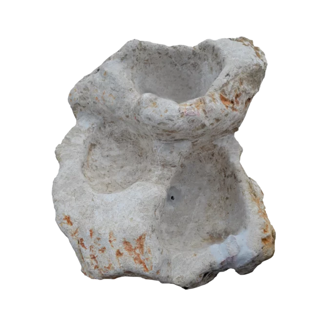 Travertin vodopád “S“ TR51 fontána z kamene/umyvadlo