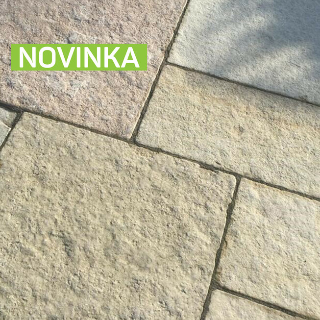 Vápenec Antik AV24 mozaika “XL“ - obklad / dlažba