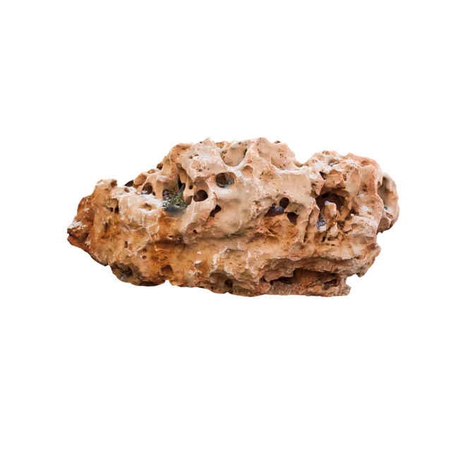 Vápenec děrovaný V55 solitérní kámen