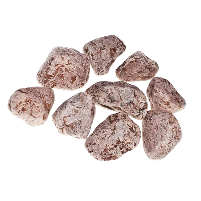 Vápenec- PINK V37 dekorační valouny / okrasné kamenivo