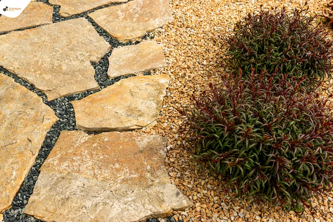 Vápenec V25 nášlapné kameny